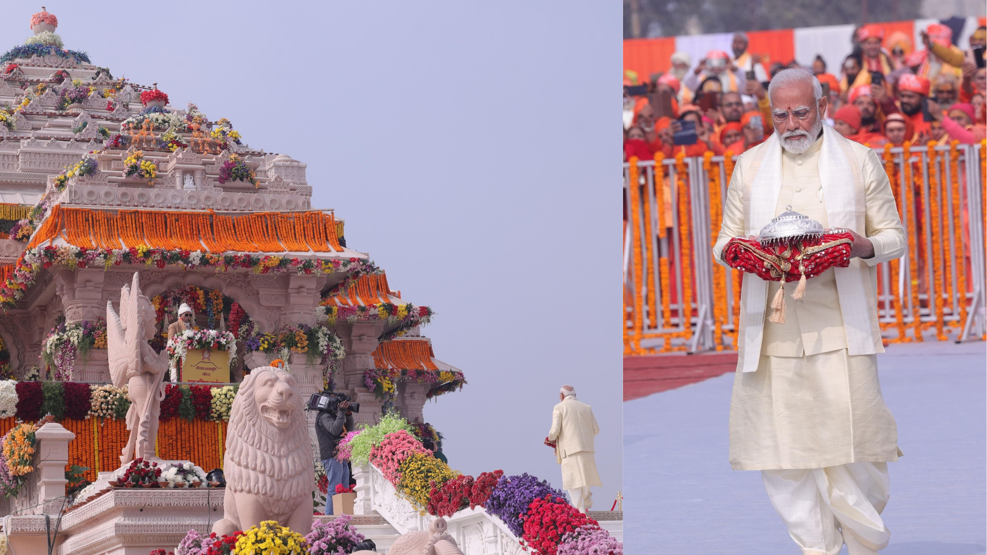 Ayodhya Ram Mandir LIVE Updates: PM Modi lights ‘Ram Jyoti’ after ‘Pran Pratishtha’ ceremony