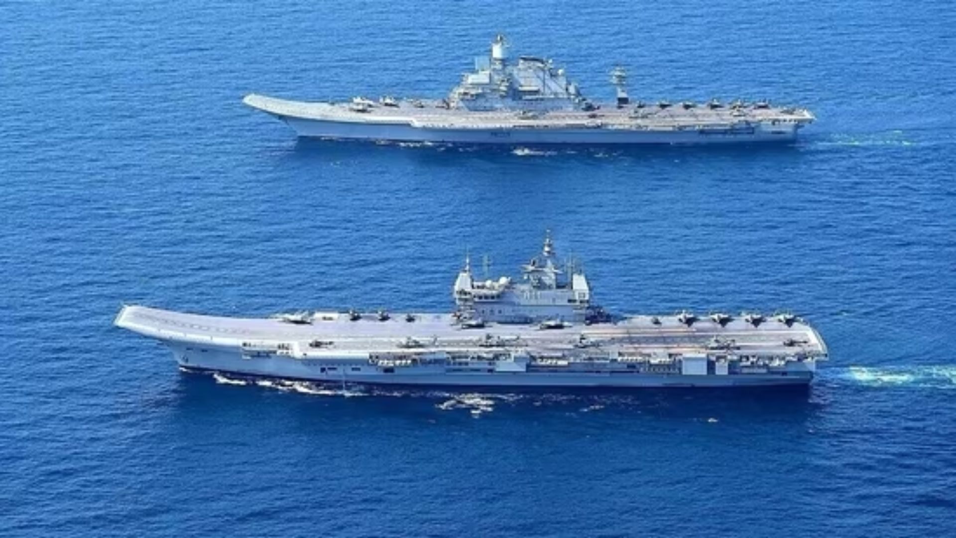 Indian Navy Plans Major Twin Aircraft Carrier Operations off West Coast in March