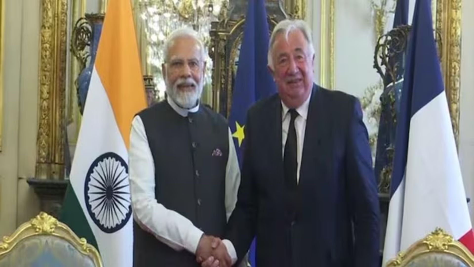 French Senate Chairman Visits India to Enhance Bilateral Relations