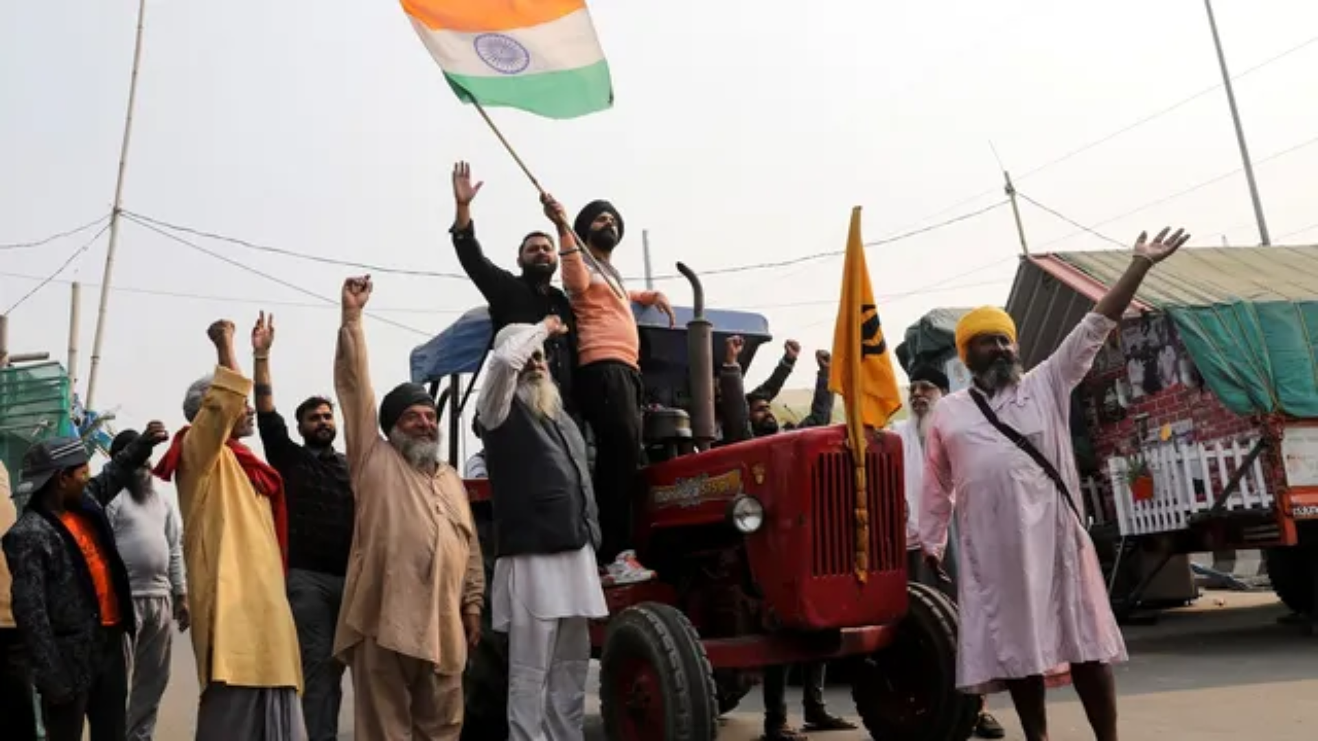 Farmers Seek Peaceful March Towards Delhi