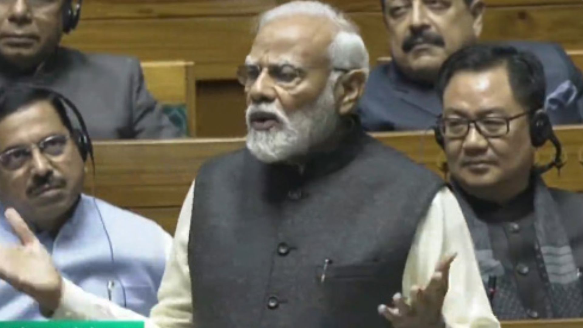 PM Modi attacks opposition parties in LS reply saying, people convinced they have resolved to sit for a long time in opposition