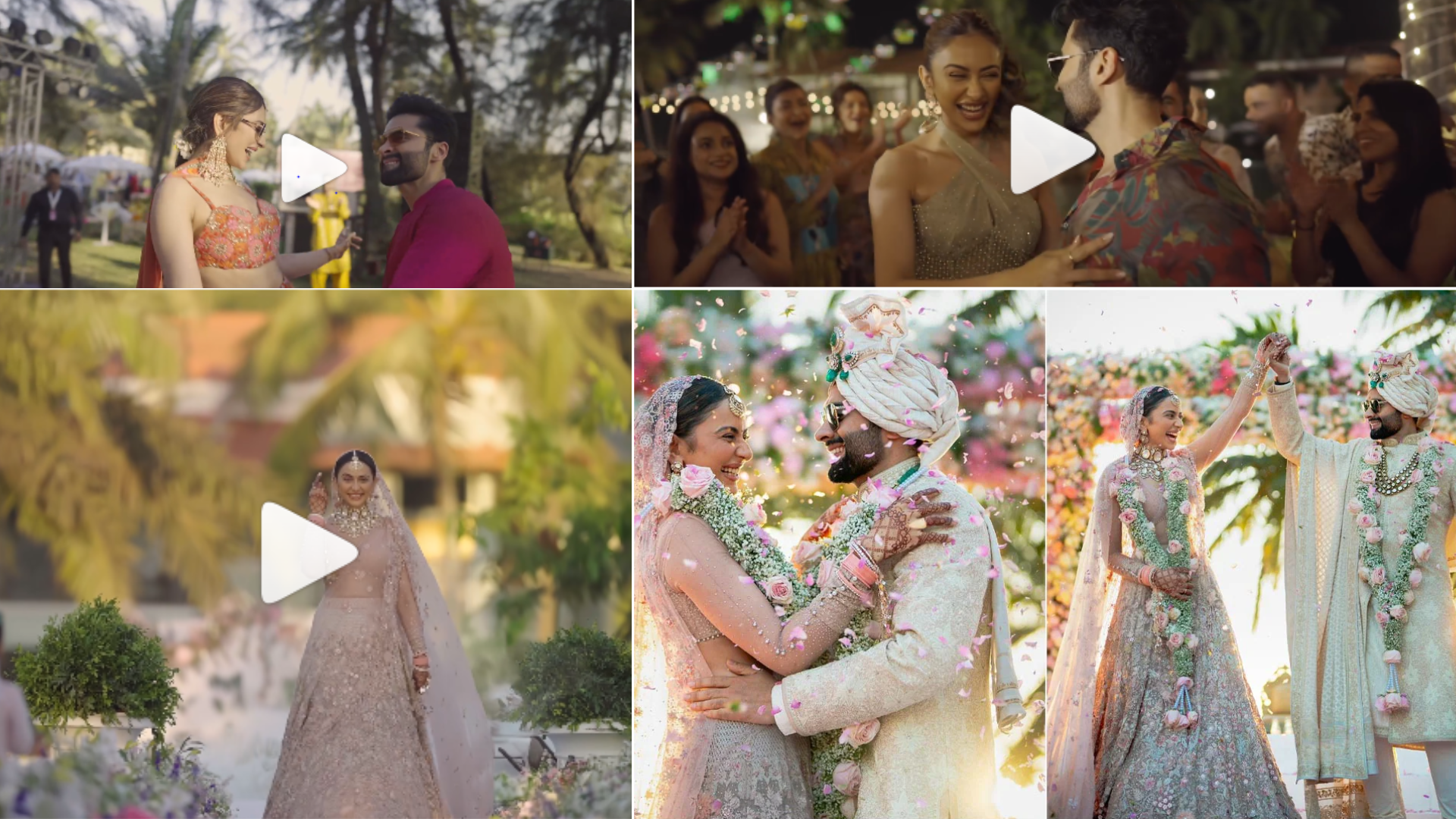 Newlyweds Rakul Preet Singh and Jackky Bhagnani Share Heartwarming Wedding Video