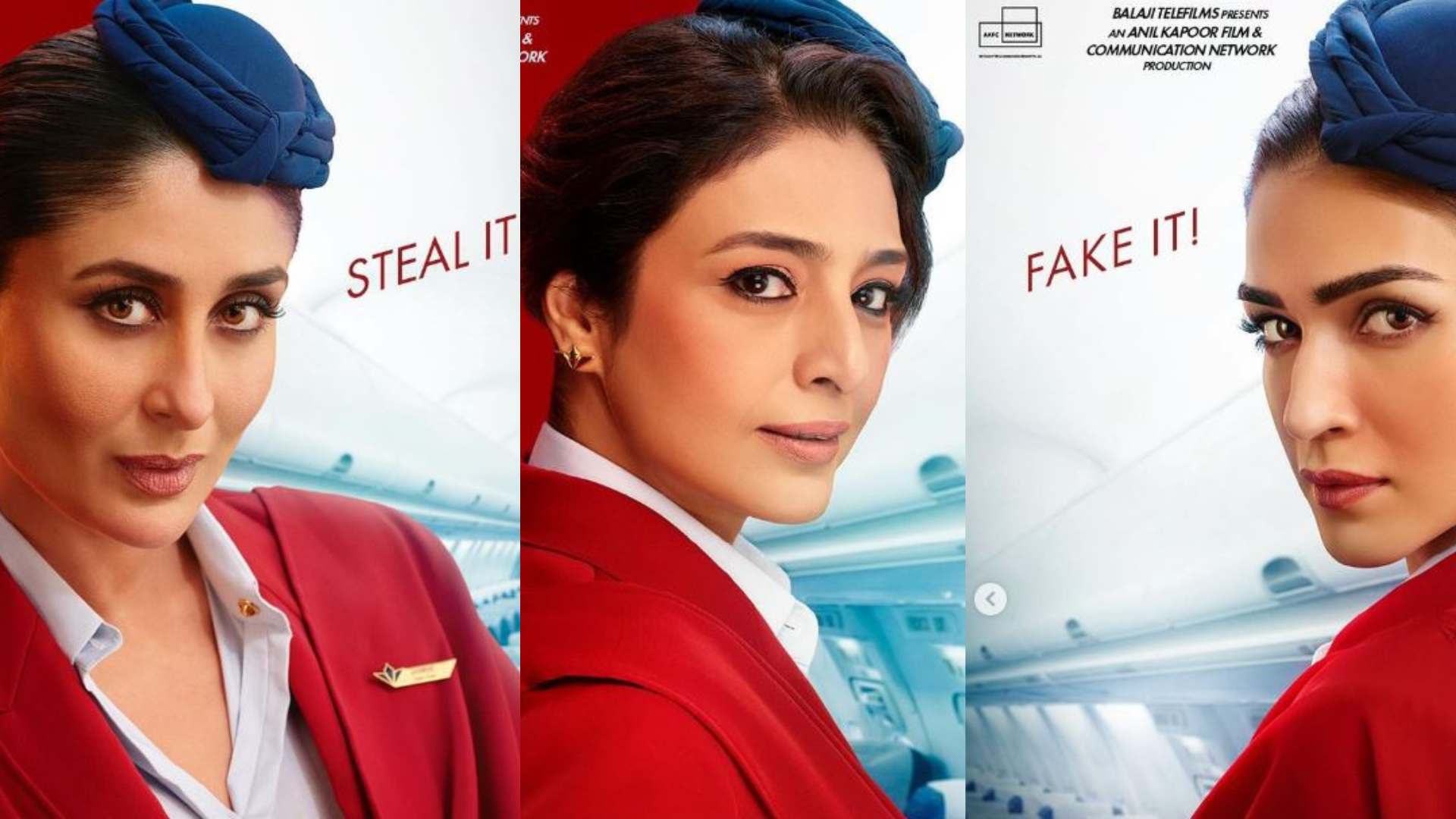 ‘Crew’ teaser: Tabu, Kareena, Kriti As Confident Air Hostesses