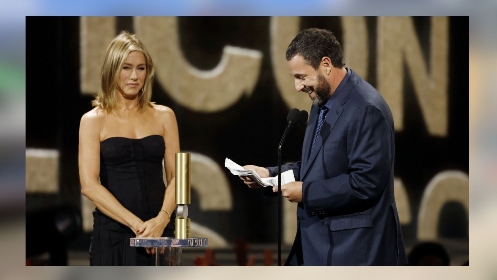 People’s Choice Awards 2024: Jennifer Aniston Celebrates Adam Sandler, Taylor Swift and Travis Kelce Win
