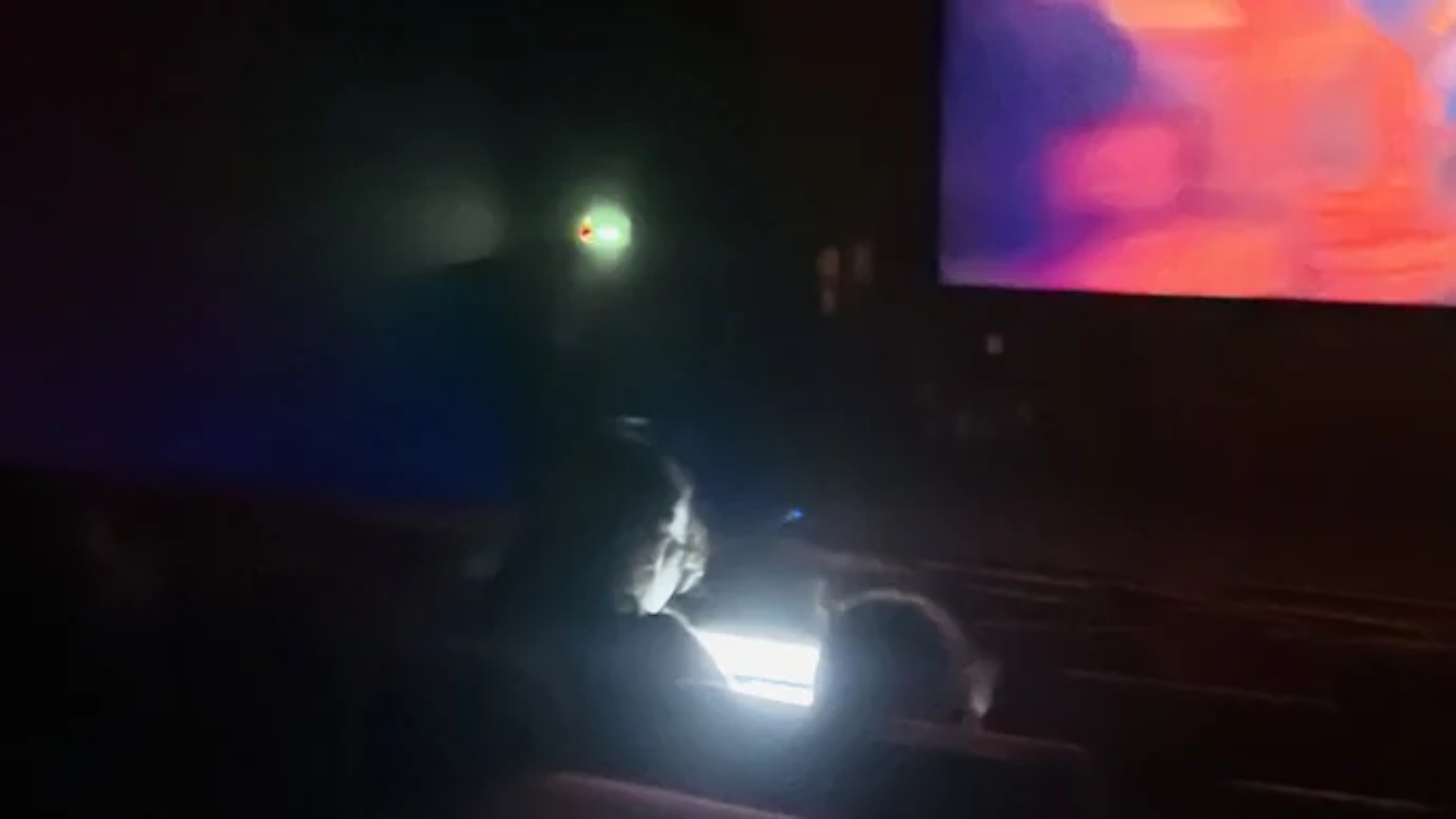 Bangalore: Man Spotted Working On Laptop In Theater