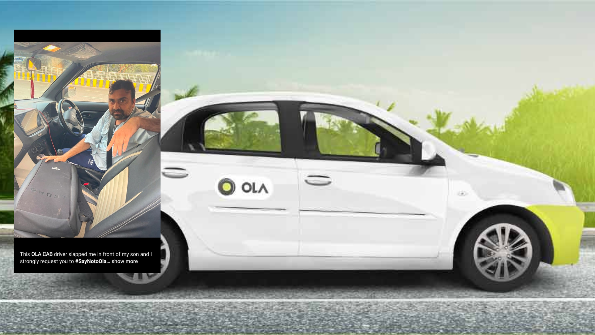 Terrifying Encounter: Ola Cab Driver Assaults Man in Front Son, Here’s What Happened Next