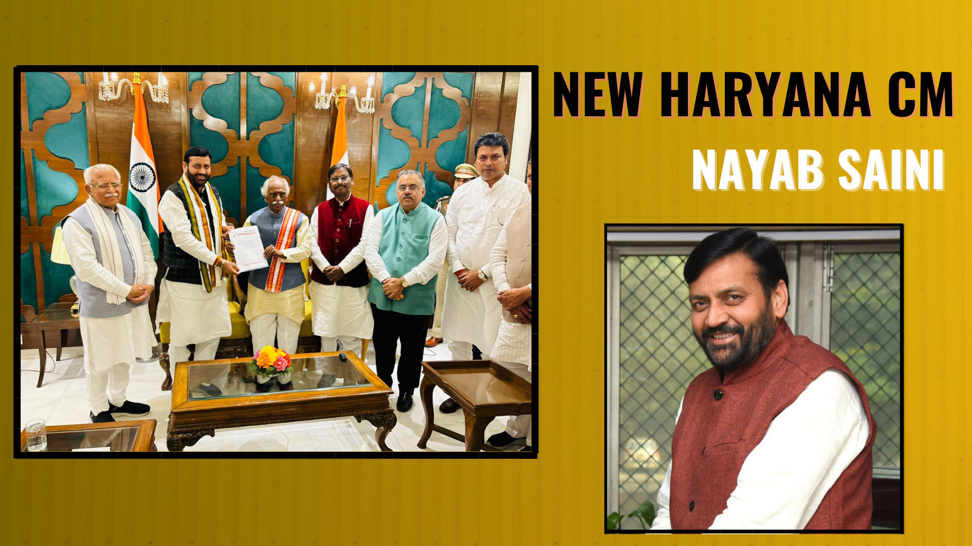 Haryana New CM LIVE UPDATES: Nayab Singh Saini takes oath as Haryana CM