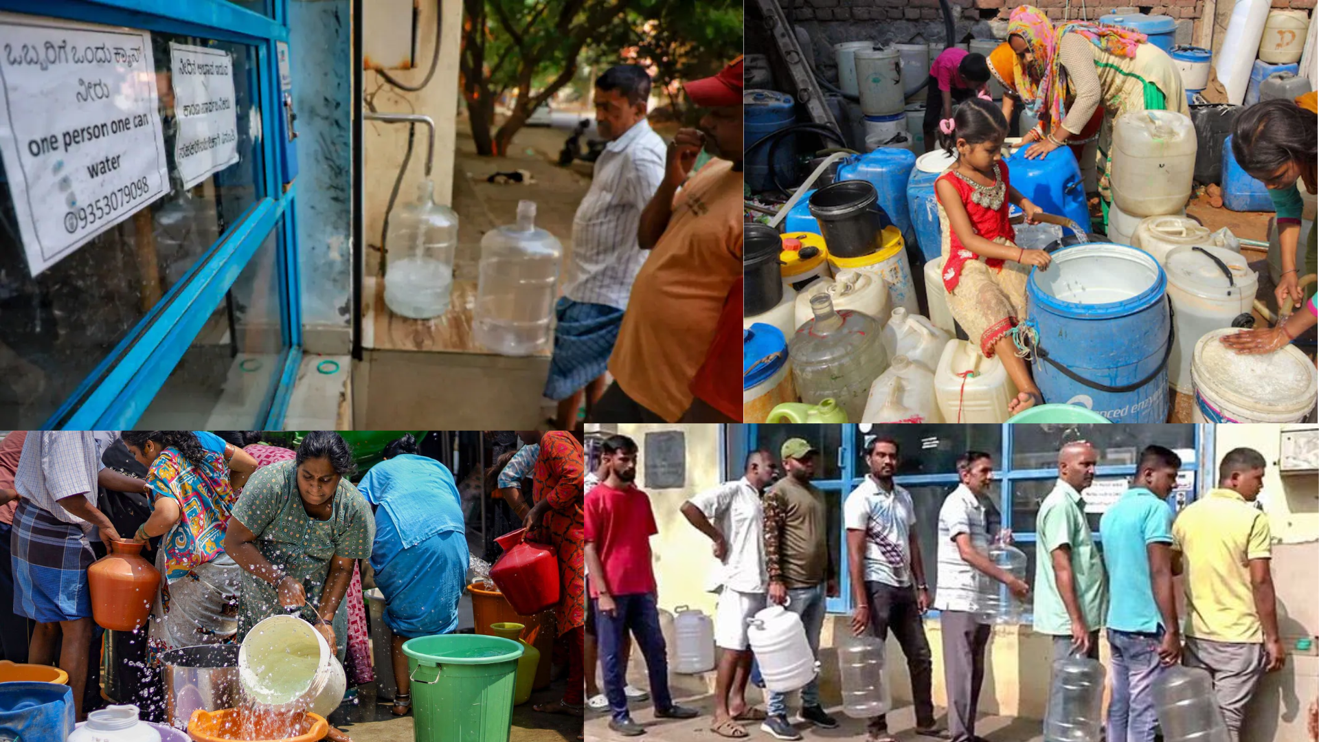 22 Families In Bengaluru Penalized For Squandering Drinking Water During Severe Shortage