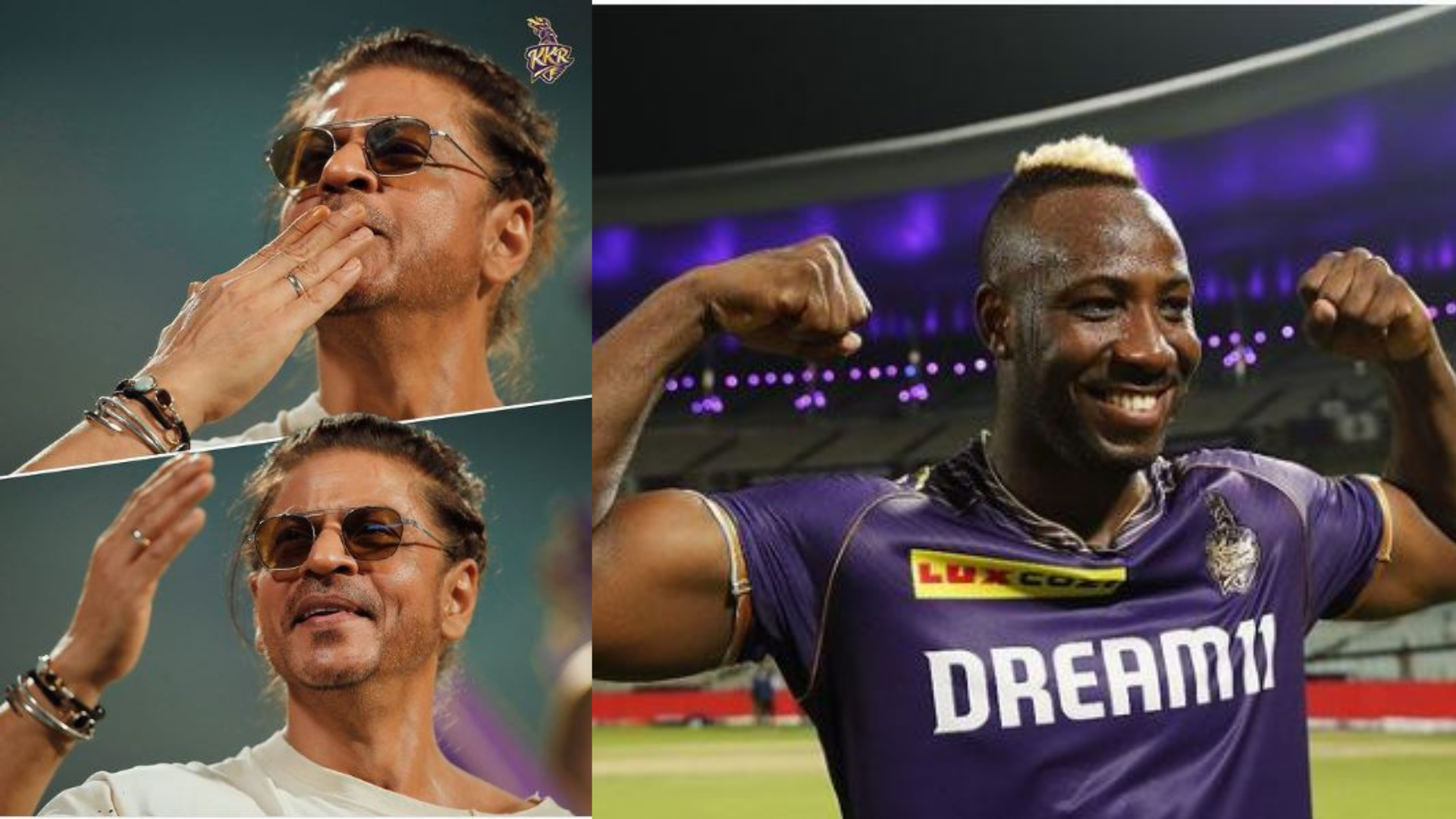 Shah Rukh Khan Embraces Andre Russell, The Hero Of KKR’s Victory Over SRH