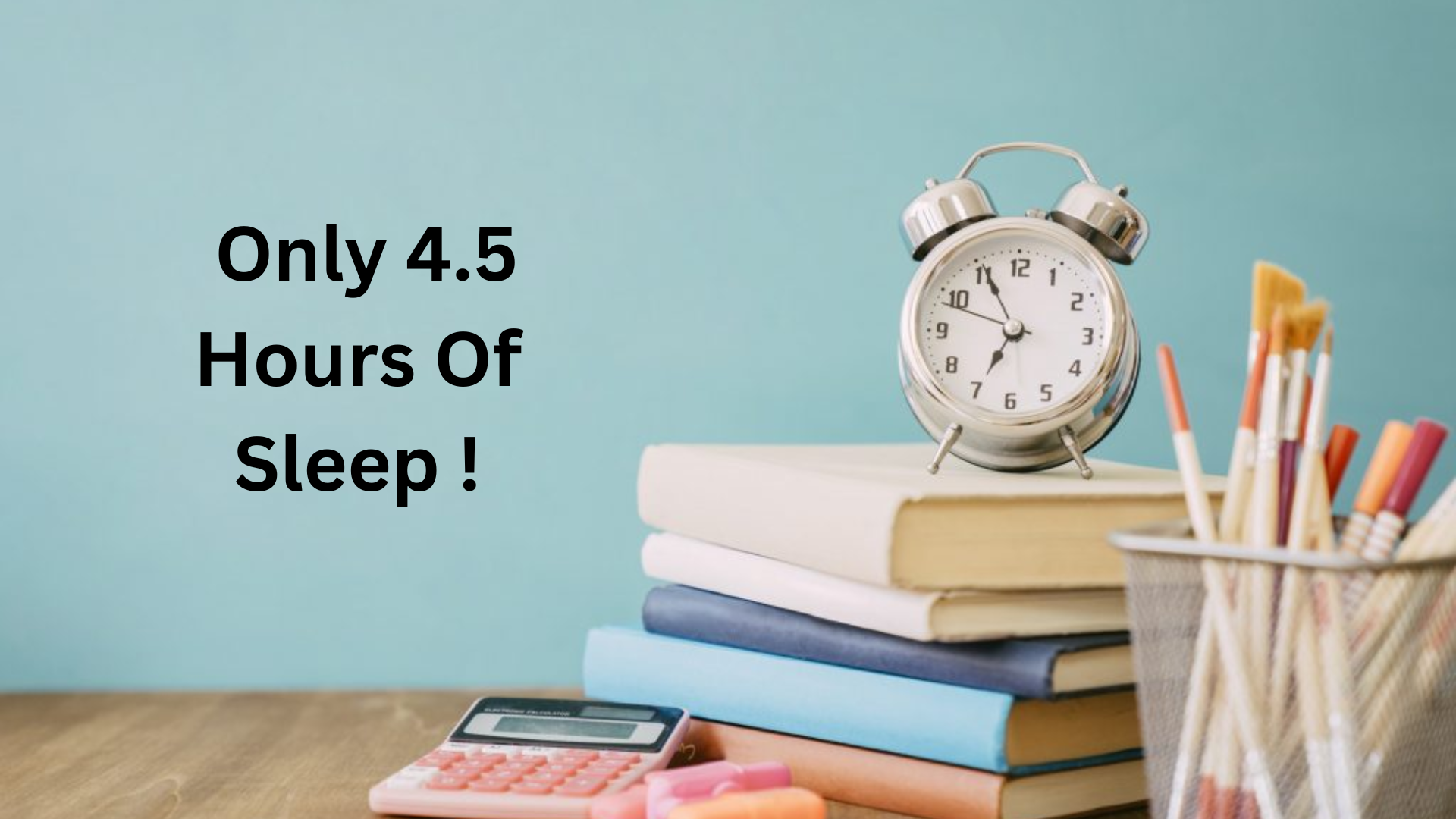 IIT-JEE Aspirant’s Daily Routine Includes Only 4.5 Hours Of Sleep