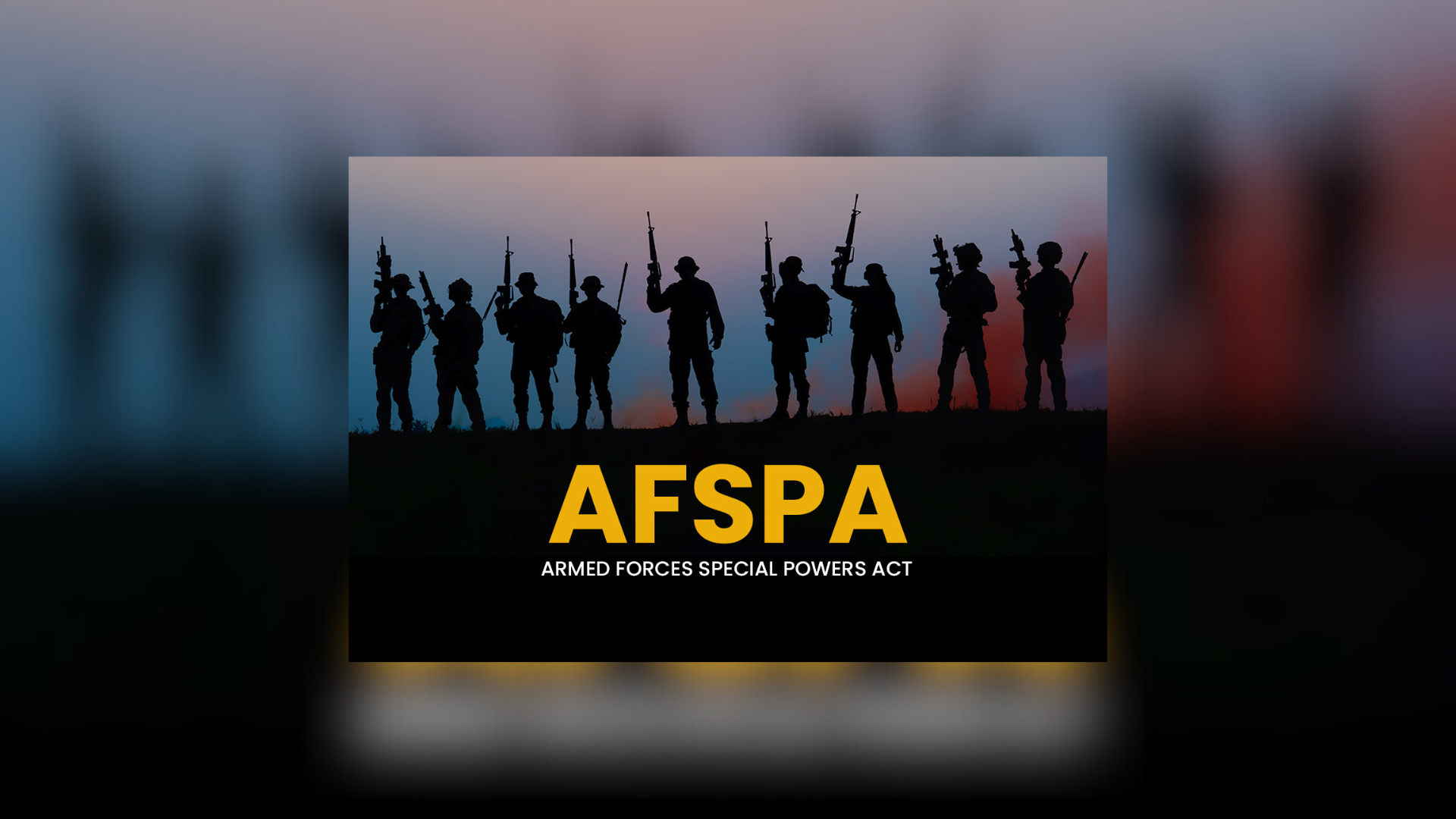 Central Government Extends AFSPA In Arunachal Pradesh: 3 Districts, 3 Police Stations Covered For 6 Months