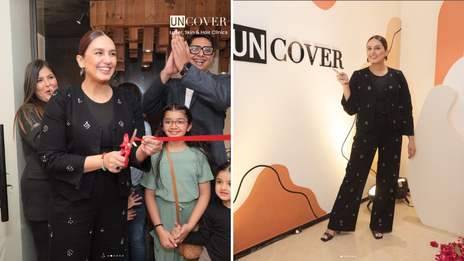 Huma Qureshi Unveils 4th UNCOVER Laser, Skin & Hair Clinic in Punjabi Bagh