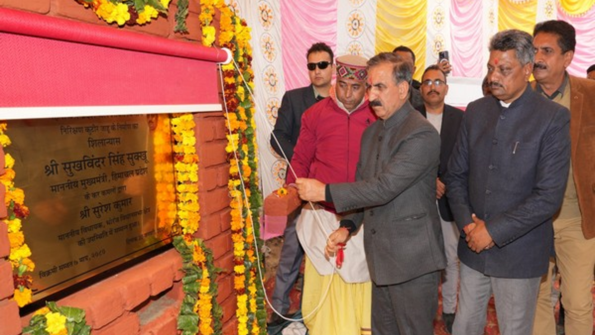 HP CM Sukhu Unveils 14 Development Projects Worth Rs 143 Crore