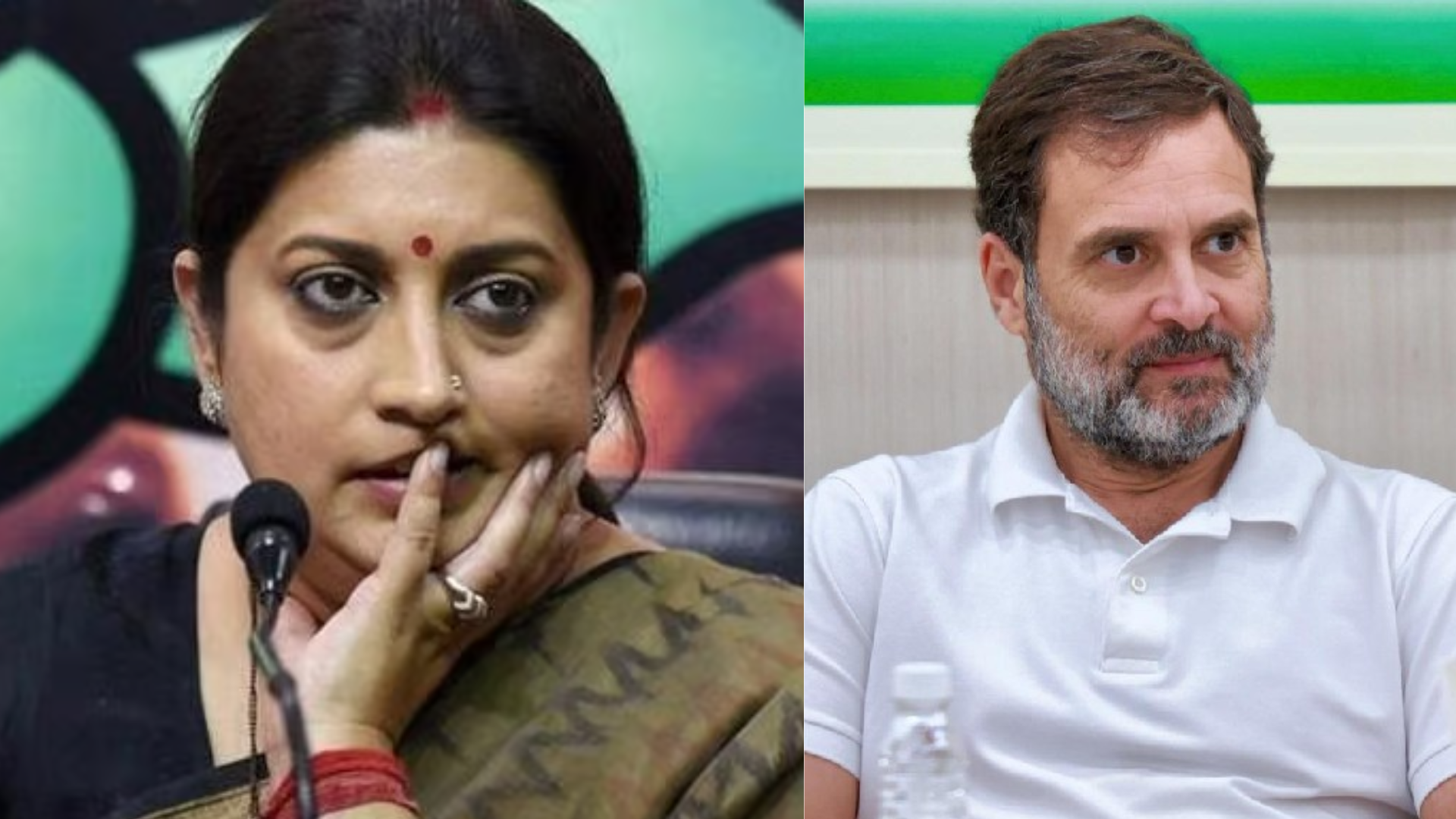 Smriti Irani Challenges Rahul For UPA,NDA Debate