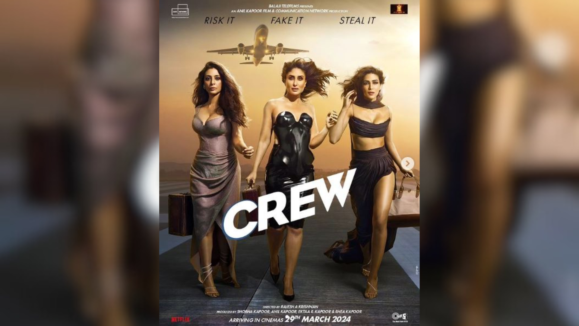Tabu, Kareena Kapoor, And Kriti Sanon Shine In ‘Crew’s’ Latest Song ‘Choli Ke Peeche’