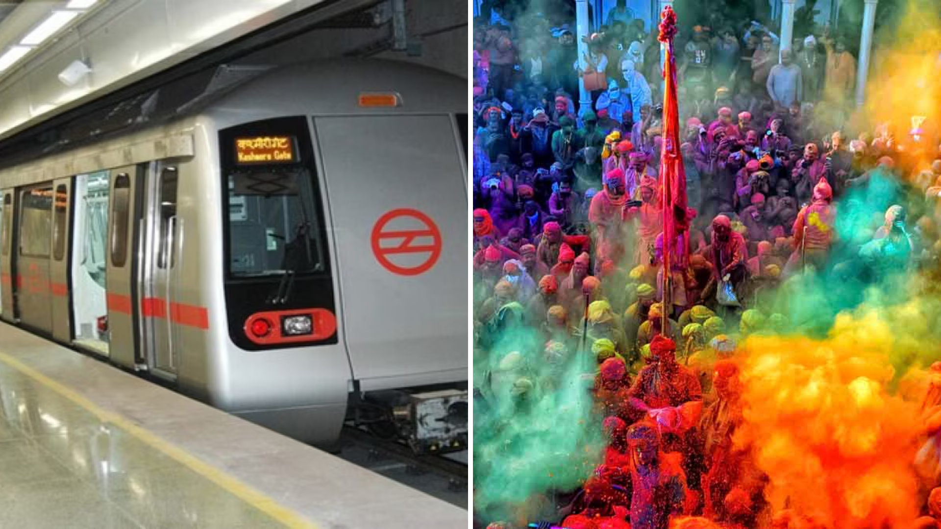 Metro Services In Delhi to Start At 2:30 PM On Account Of Holi