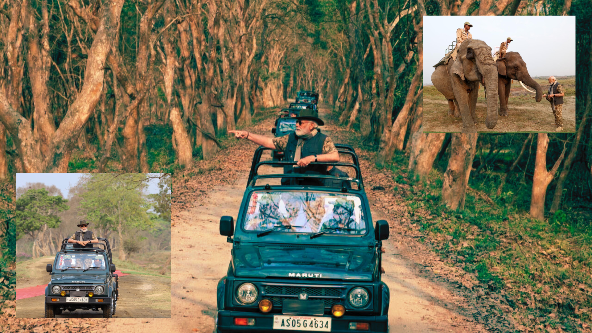 WATCH: PM Modi Adventures In Assam’s Kaziranga National Park