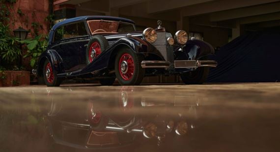 1937 Mercedes-Benz 540K: The Resurfacing of a Star from The Pranlal Bhogilal Collection!