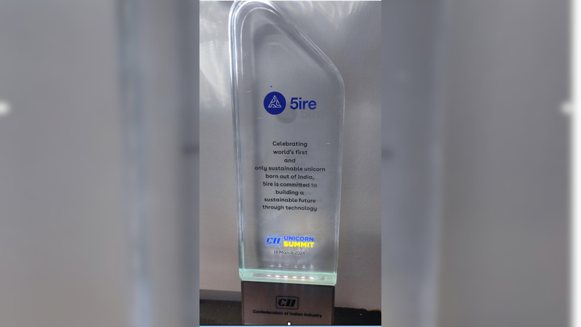 5ire Honored with “New Unicorn of the Year” Award at CII Unicorn Summit