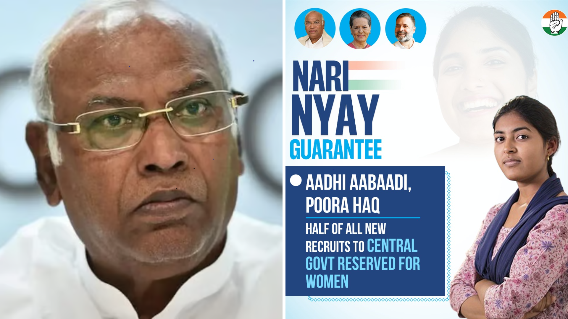 Congress announces ‘Nari Nyay Guarantee’ Scheme ahead of LS Polls