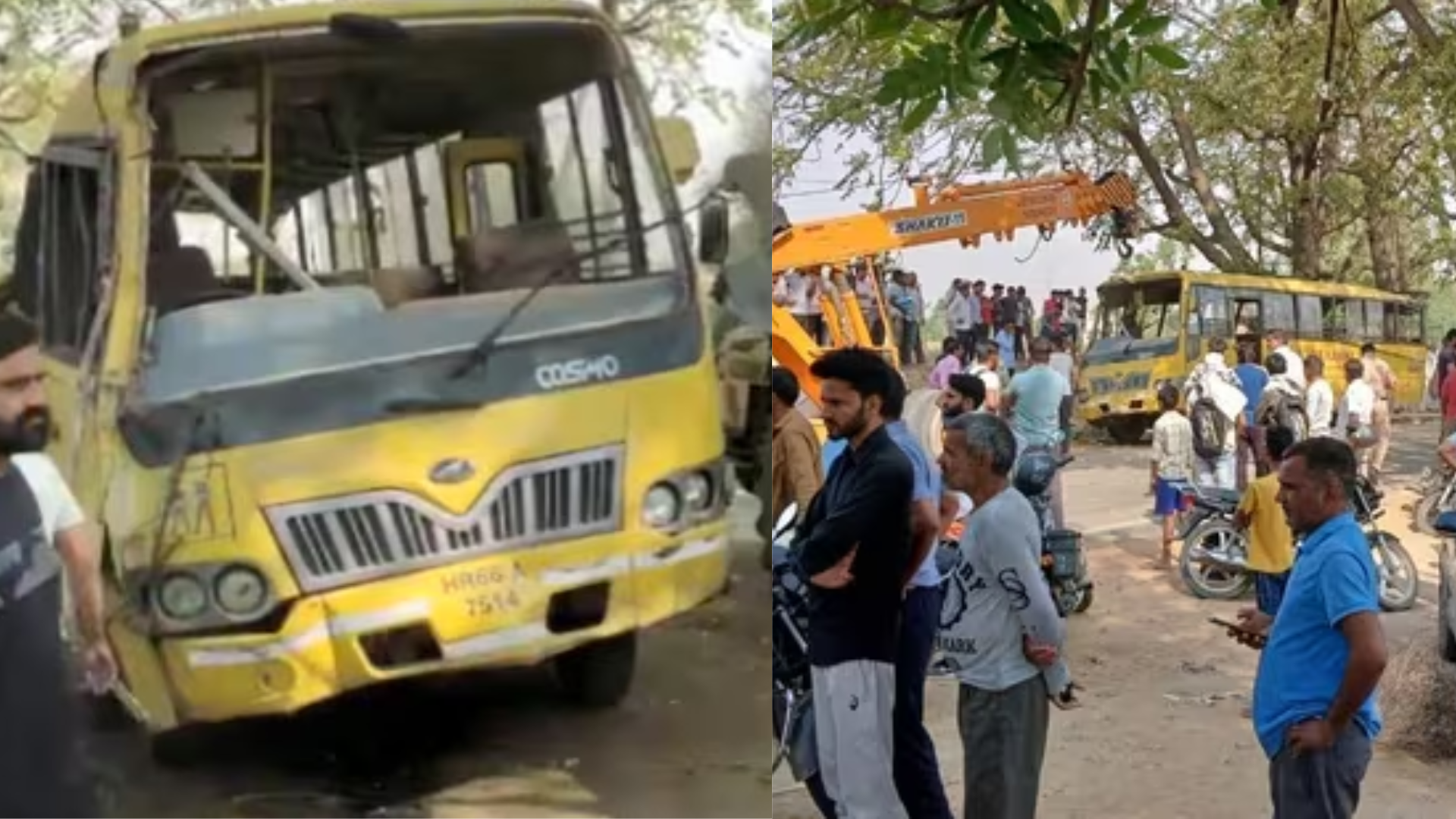Tragedy In Haryana’s Mahendragarh: School Bus Overturns, Resulting In Six Children Killed And 15 Injured