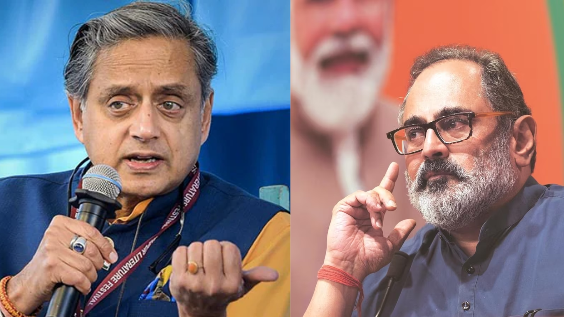 Shashi Tharoor Issues Legal Warning To Rajeev Chandrasekhar Over Defamation Notice
