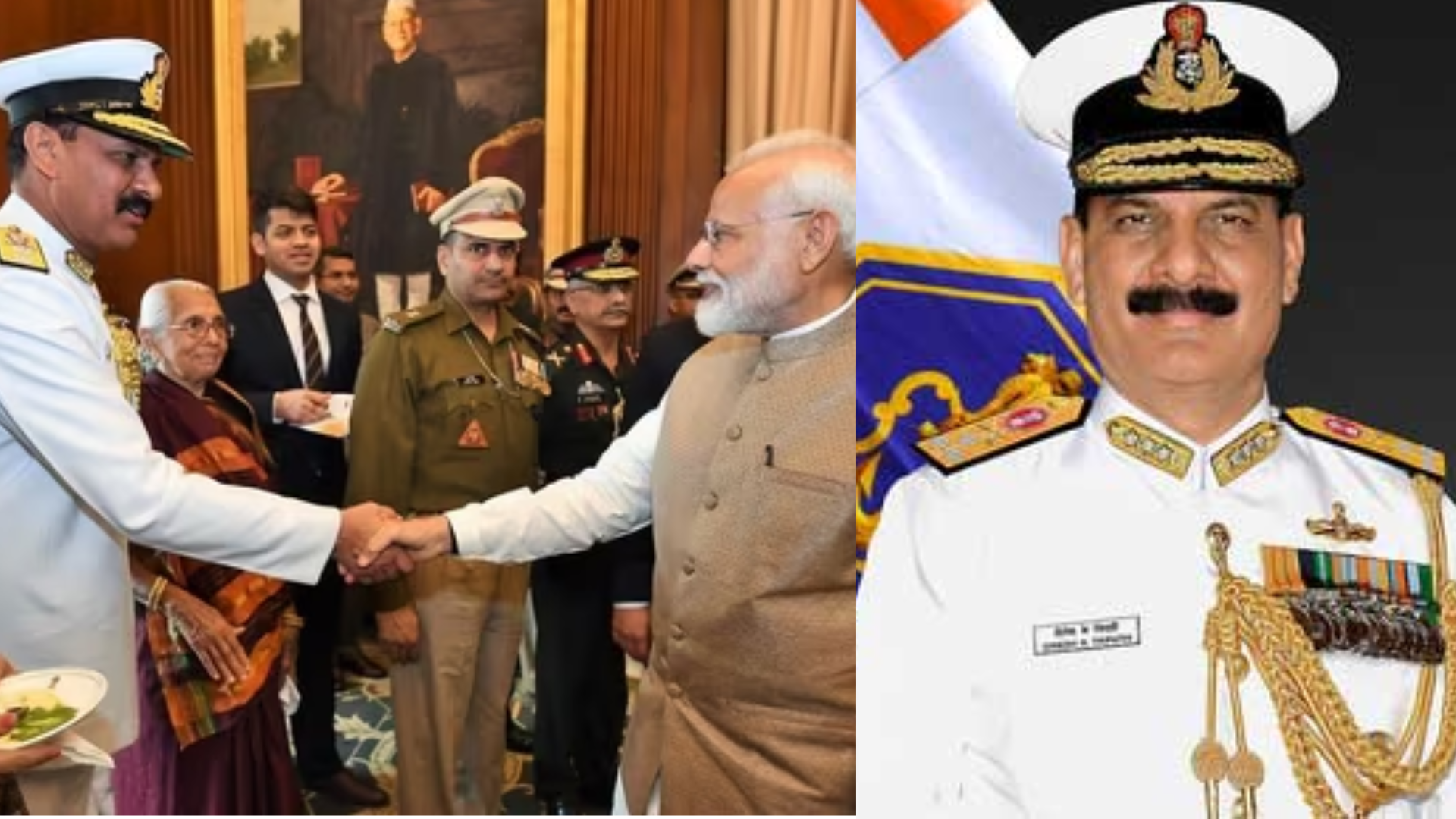 Vice Admiral Dinesh Tripathi Holds Charge As Next Chief Of Indian Navy