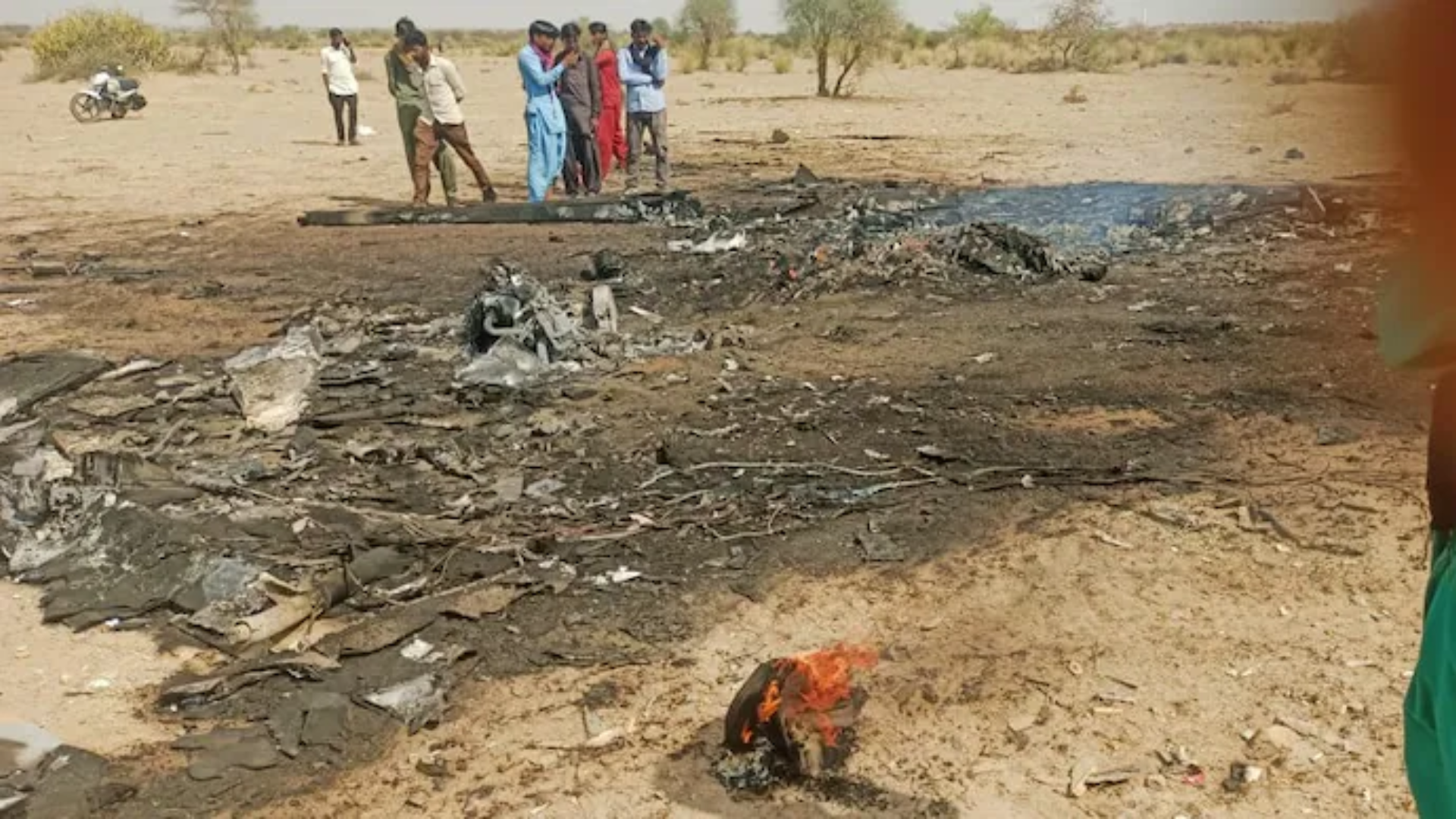 Indian Air Force Remotely Piloted Aircraft Crashes During Training Sortie in Jaisalmer