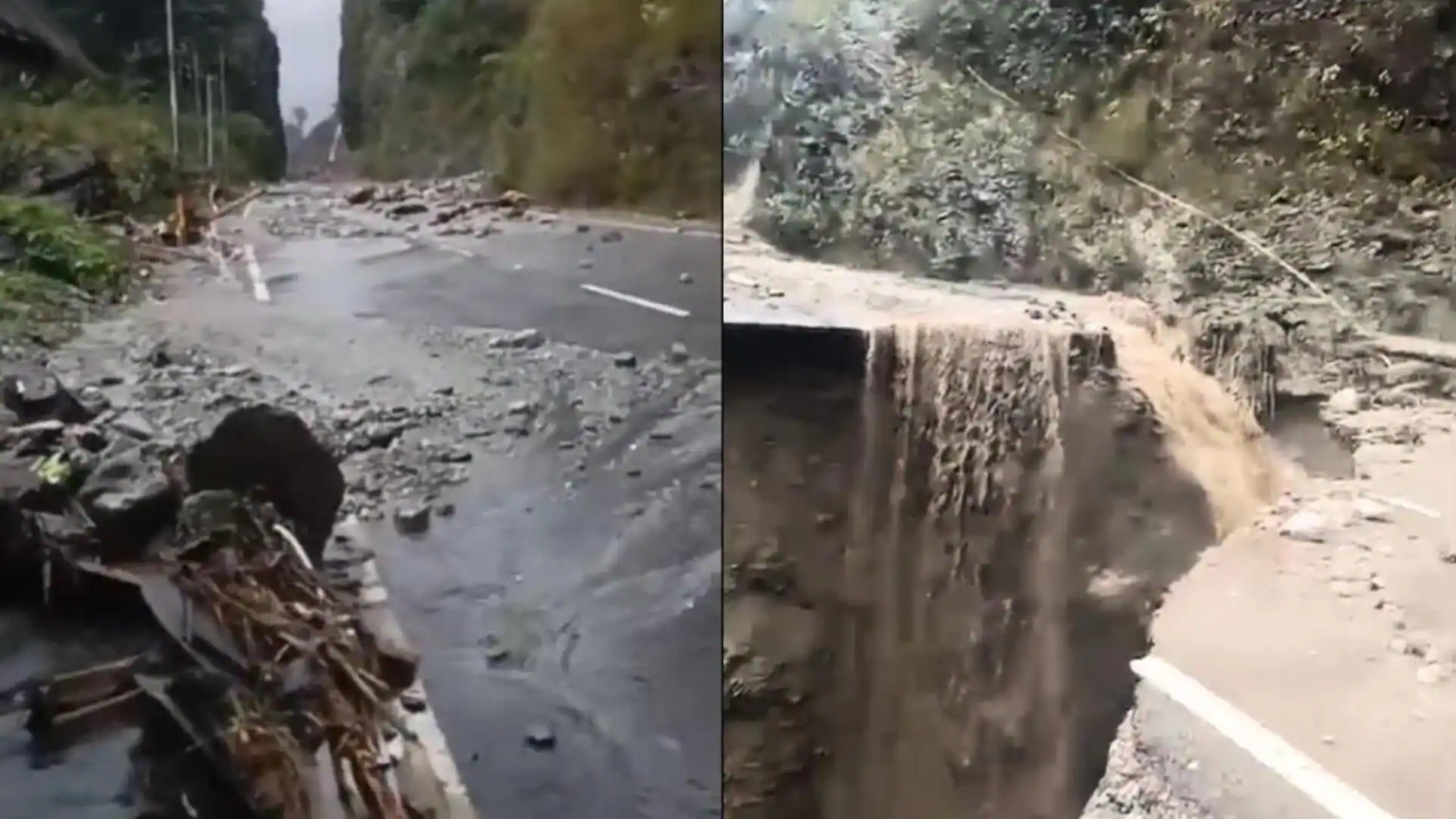 Landslide Disrupts Road Connectivity in Arunachal Pradesh; Restoration Efforts Underway