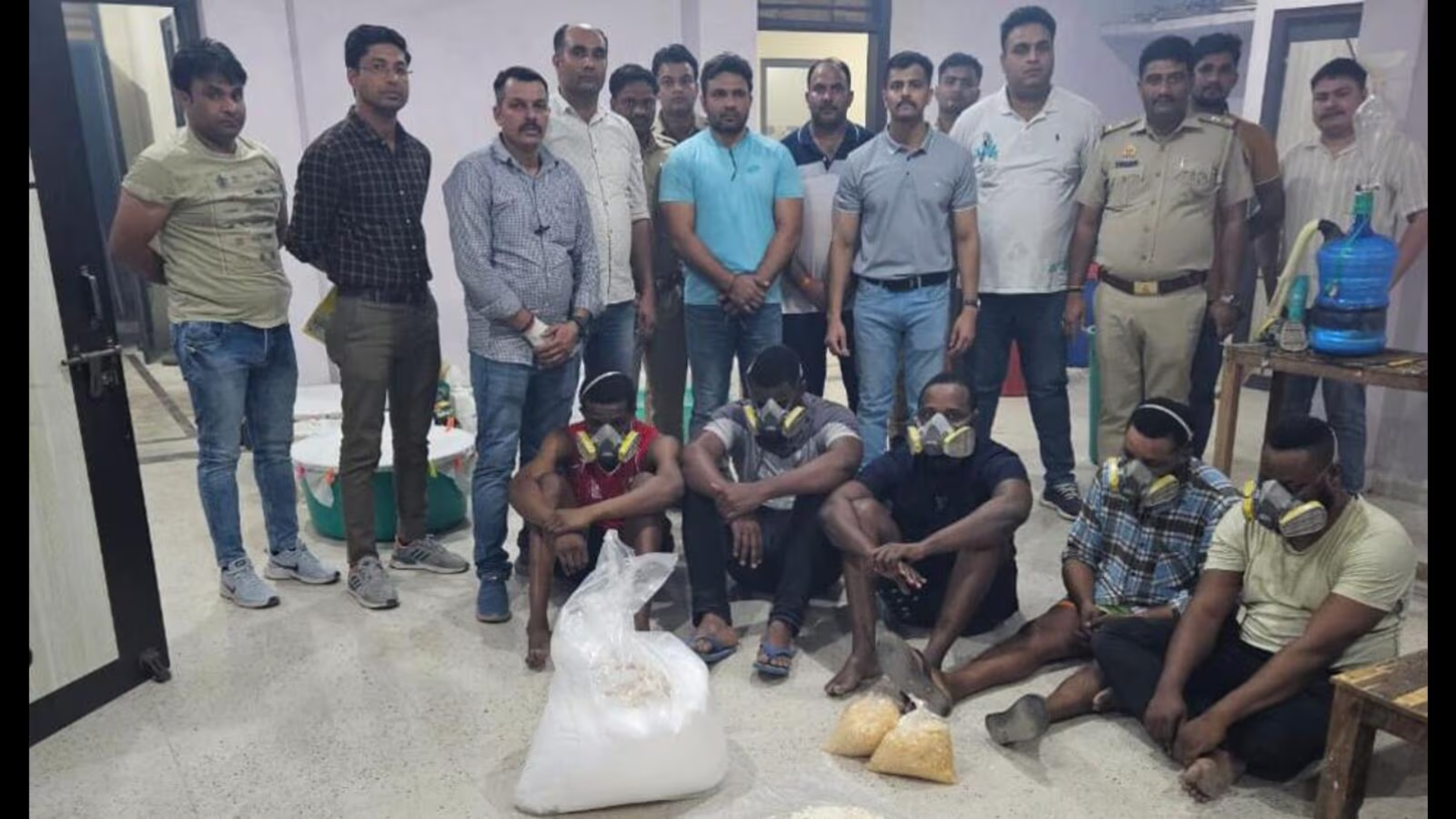Foreign Meth Labs Busted in Greater Noida, Seizing Drugs Worth Crores; International Syndicate Suspected