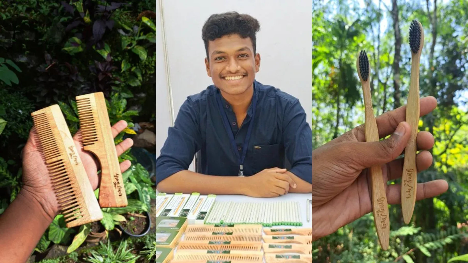 Young Entrepreneur Advocates for Sustainable Living: Akash Akhilesh’s Green Lover Store Promotes Eco-Friendly Alternatives
