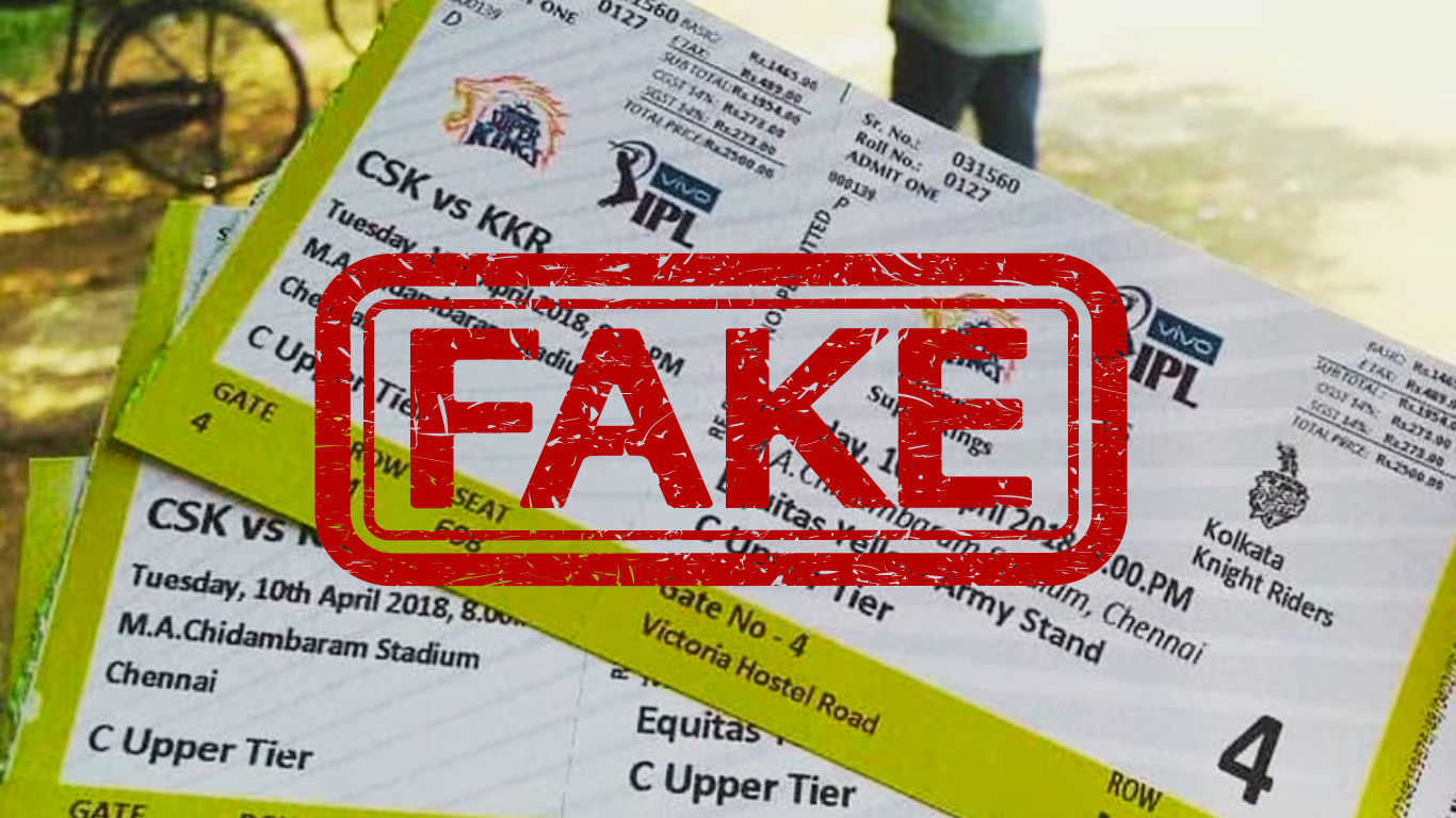 IPL Ticket Scam Alert: State Police Issues Warning