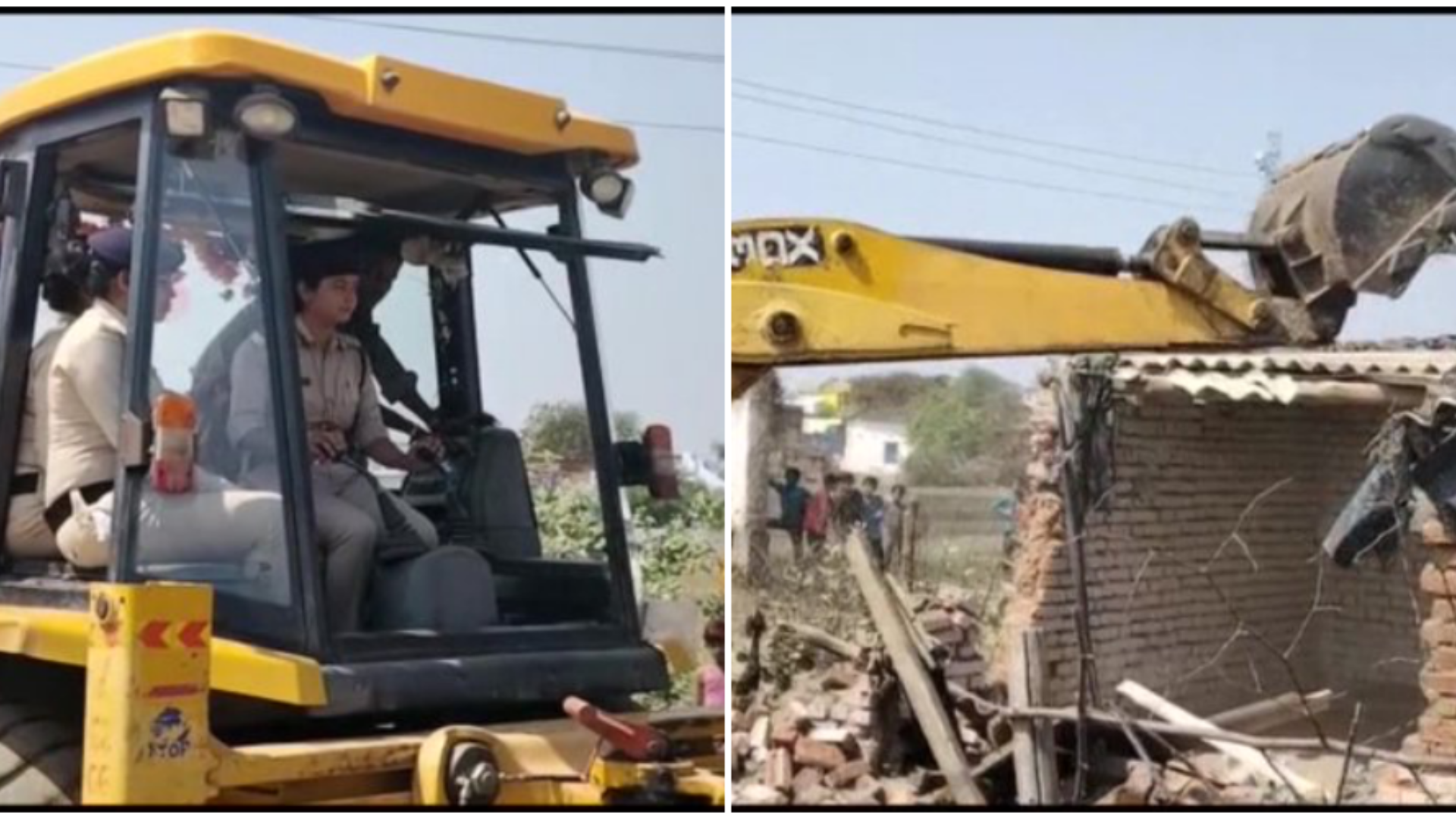 Illegal Portion of House Demolished After Arrest of Man Accused of Rape and Assault in Madhya Pradesh