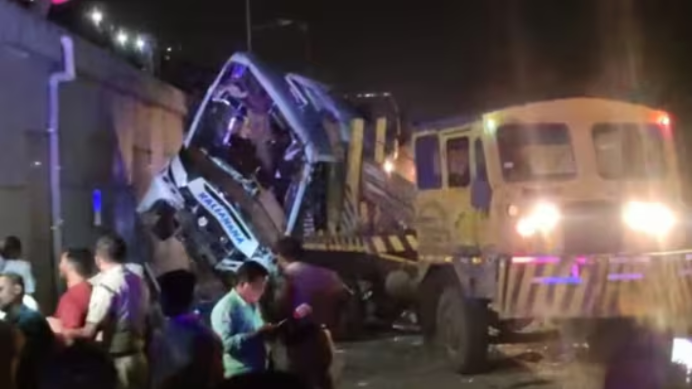 Tragic Accident in Odisha Killed Five and Several Injured as Bus Plunges from Flyover