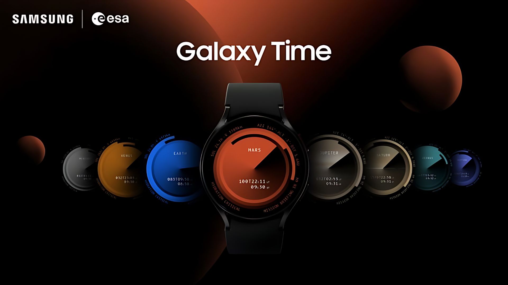 Samsung Collaborates with ESA to Launch Galaxy Time Watch Faces Displaying Real-Time Planetary Data