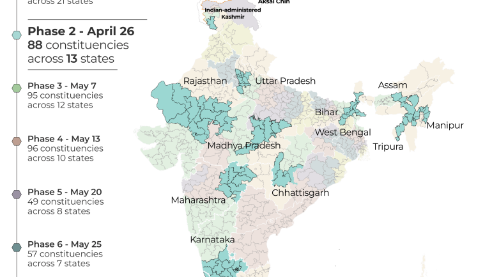 Lok Sabha Elections 2024 Phase 2: List Of Constituencies Taking Part, All You Need To Know