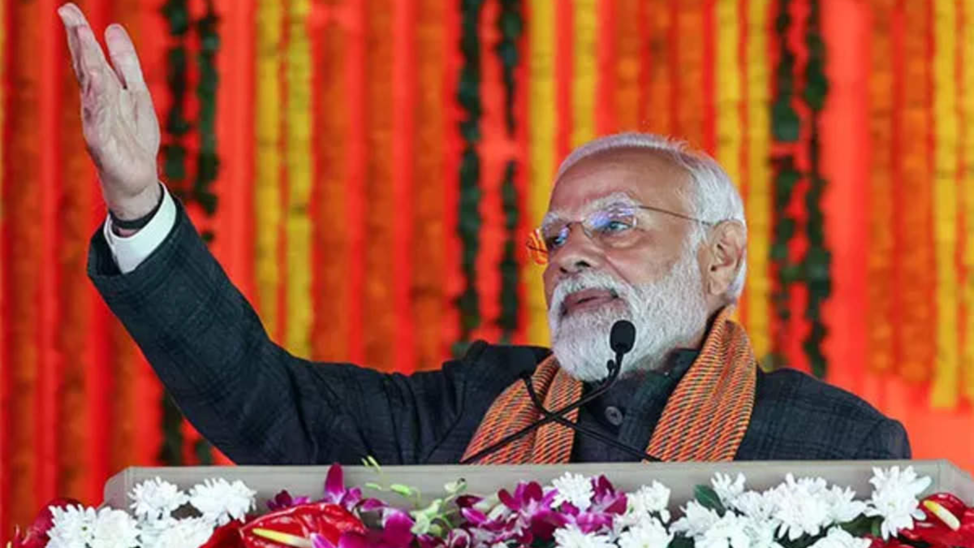 “Congress Never Cared About The Poor..” PM Modi Takes A Dig At The Opposition In Bastar Rally.