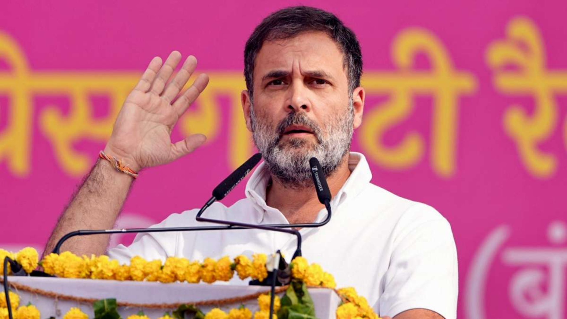 Rahul Gandhi Unveils Congress Manifesto Promises, Slams BJP Ahead of Rajasthan Polls