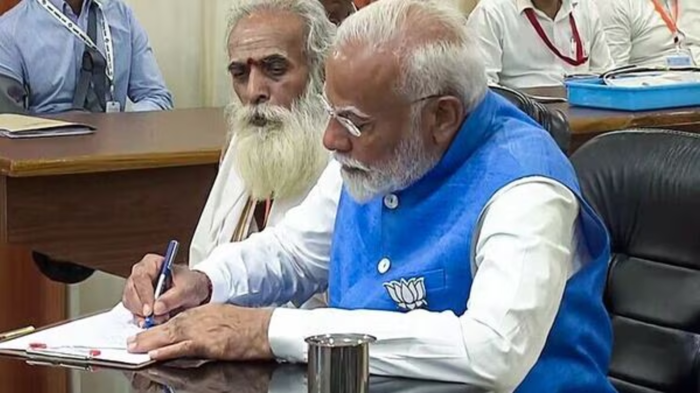 PM Modi Files Nomination from Varanasi, Pledges Faster Development, NDA Strength Highlighted
