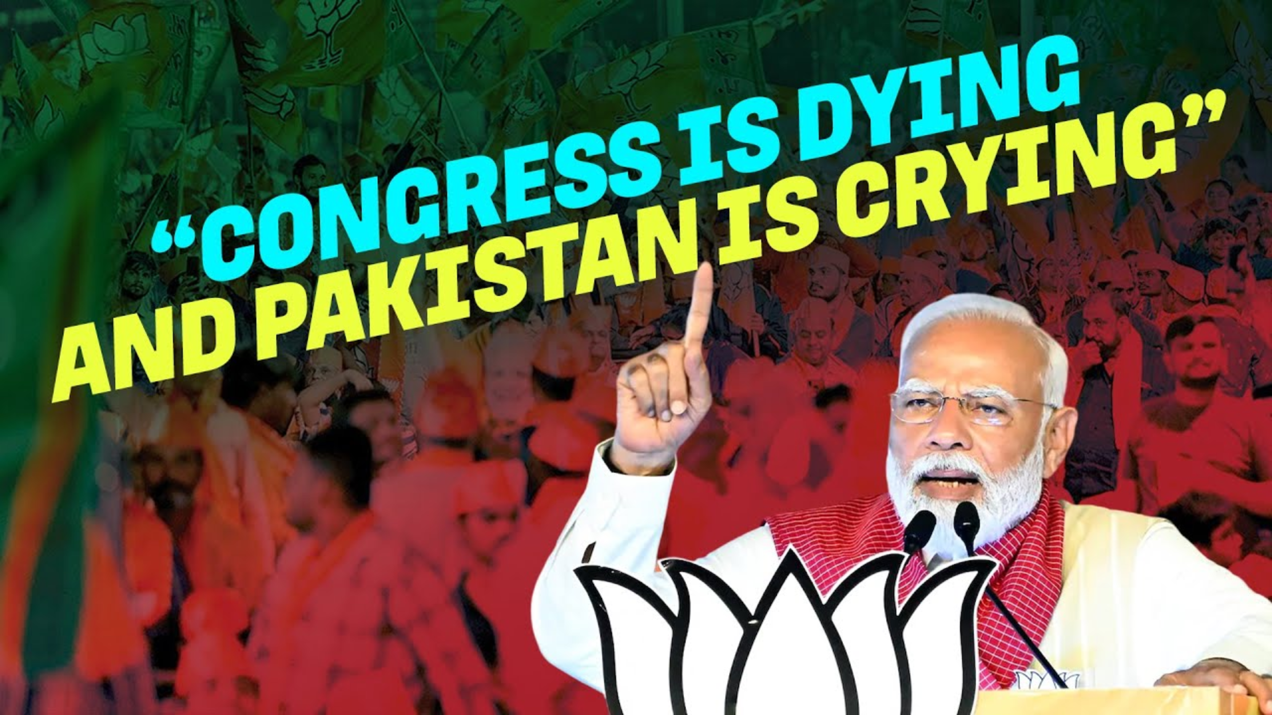Congress Is Sinking Here, Pakistan Is Crying There: PM Modi Mocks At The Coincidence