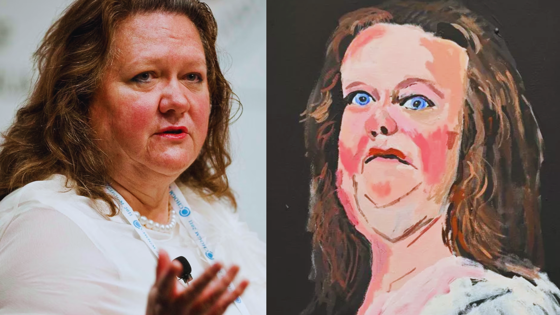 Australia’s Mining Tycoon Gina Rinehart Demands Removal Of Her Portrait From The Museum