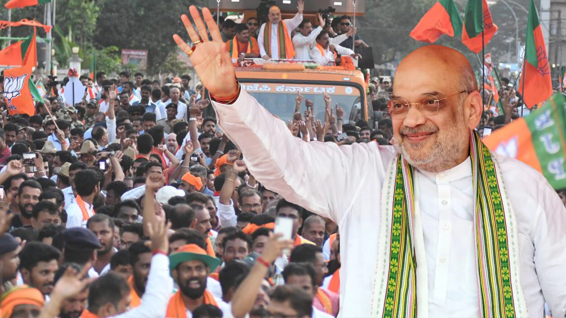 “Vote For Jihad vs Vote For Vikaas”: Amit Shah Takes A Jibe At Congress In Telangana