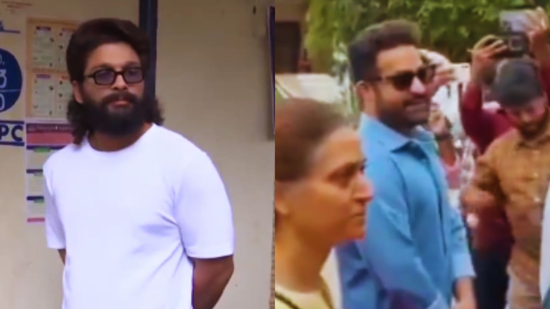 Election 2024: Allu Arjun & Jr NTR Step Out To Vote In Hyderabad