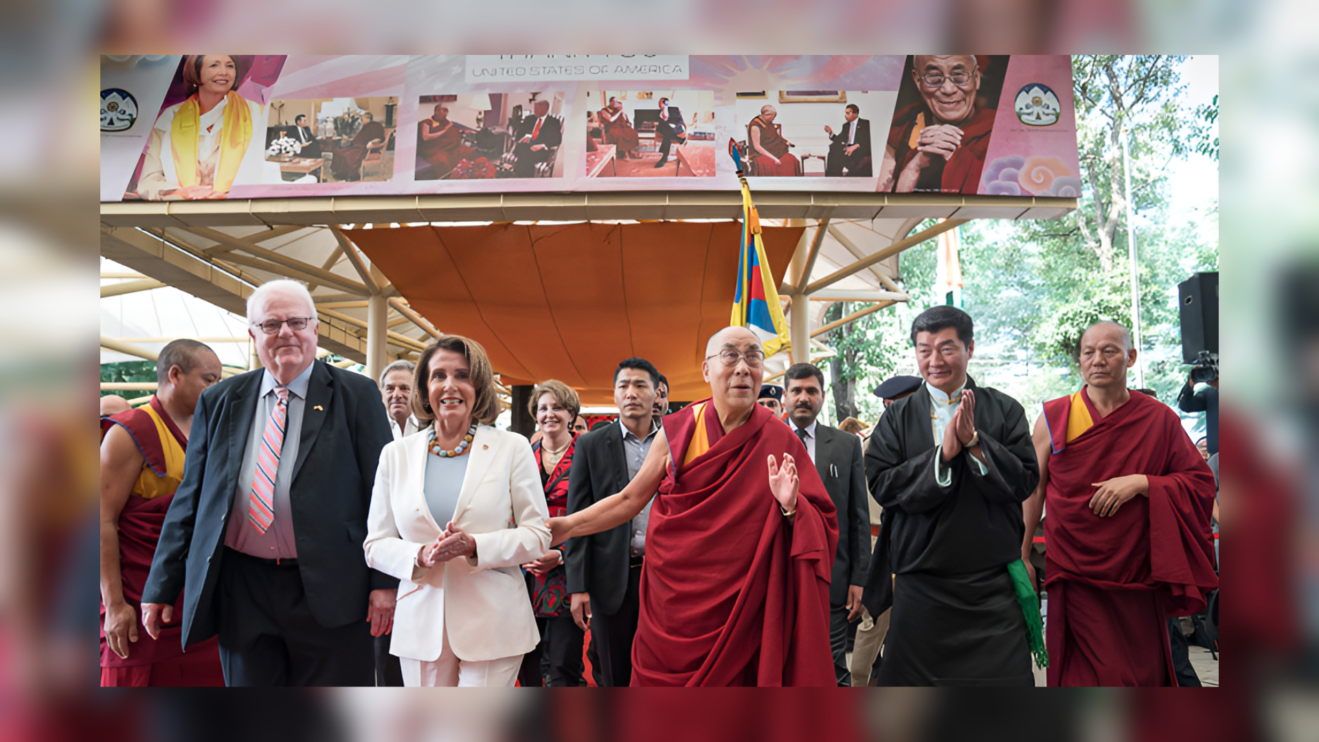 Former US House Speaker Nancy Pelosi And Congressional Delegation Convene With Dalai Lama In Himachal, China Expresses Concern