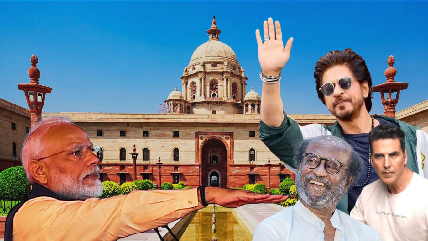 Modi Oath-Taking Ceremony: Shah Rukh Khan, Akshay Kumar, Rajinikanth, And Other Eminent Personalities Arrive at Rashtrapati Bhavan