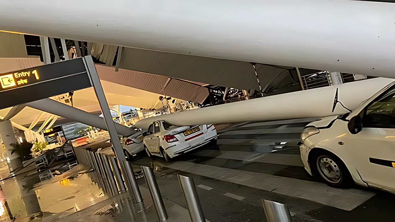 Delhi IGI Airport: One dead, Five Injured After Roof Collapses At Delhi Airport, Flights Suspended