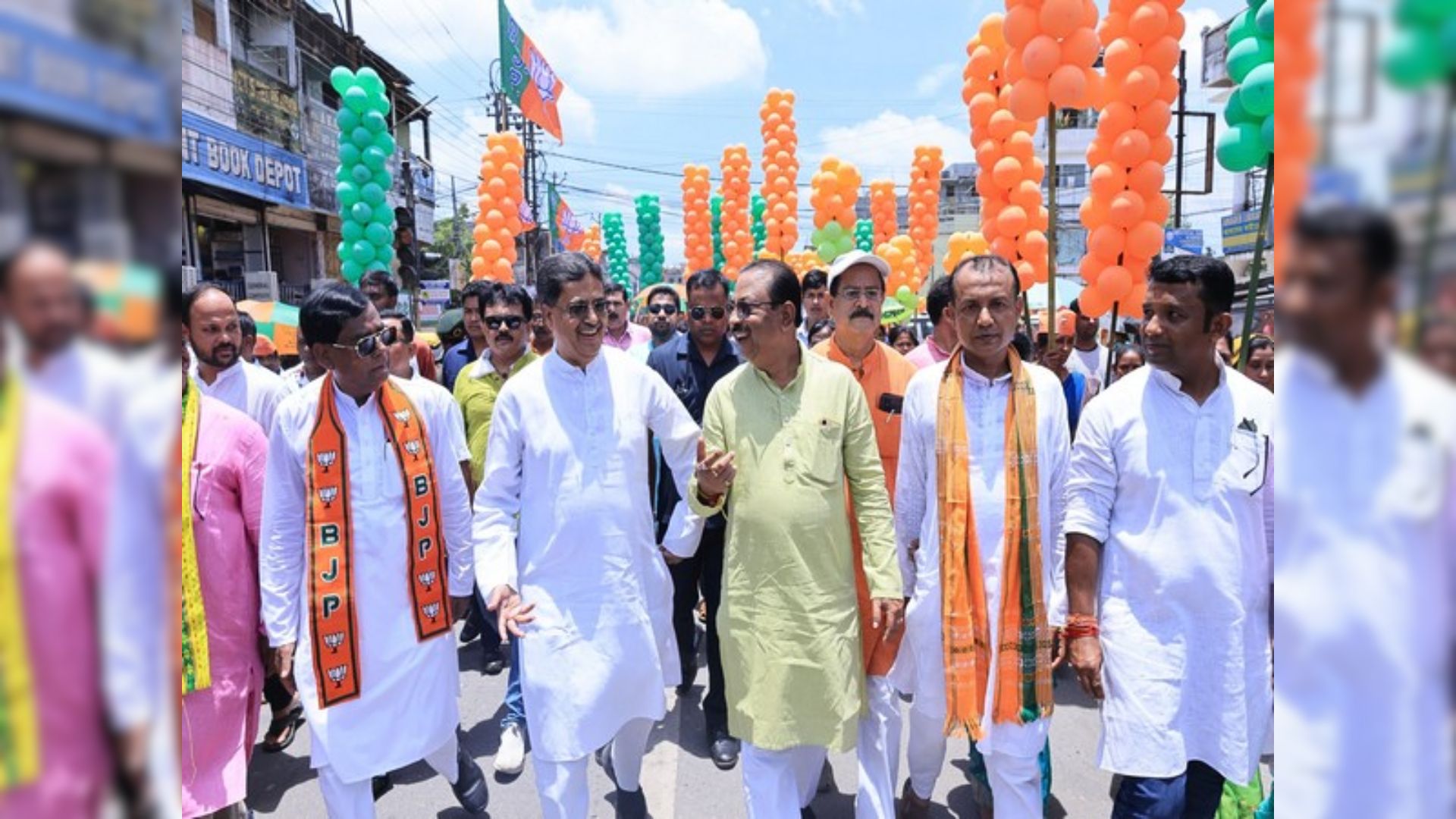Panchayat Elections: Tripura CM Dr. Manik Saha Leads Nomination Rally