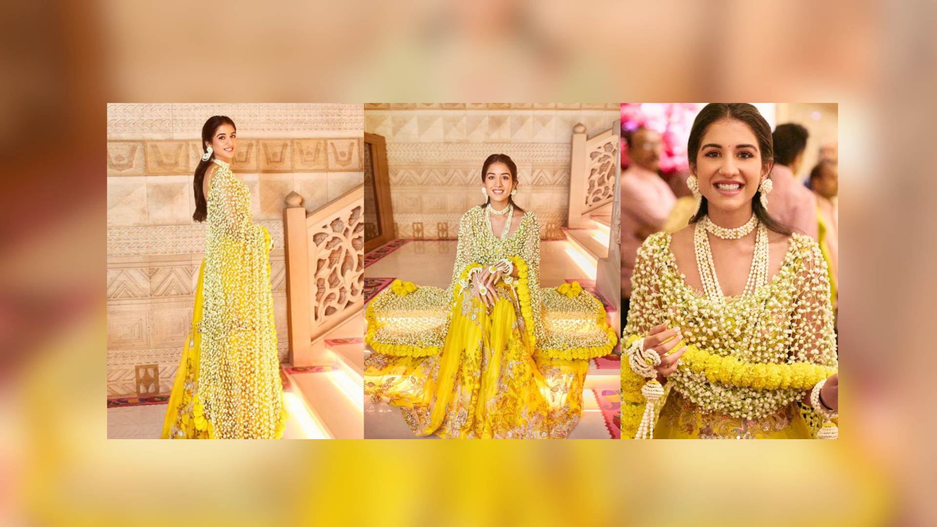 Radhika Merchant Shines In Floral Dupatta, The Highlight Of Her Haldi Outfit, Take A Look