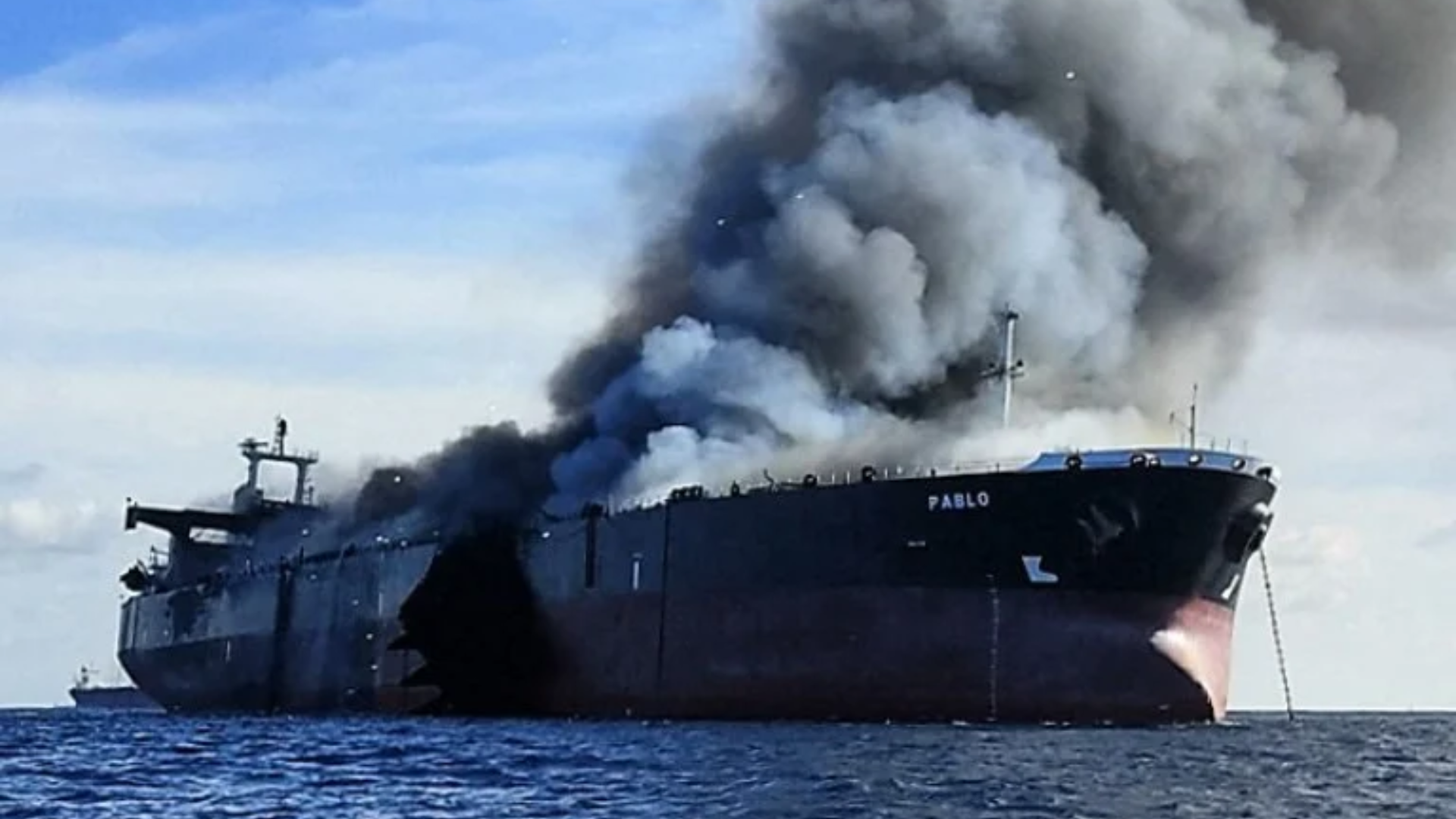 Massive Fires Engulf Two Oil Tankers Near Singapore, Prompting Extensive Rescue Operations