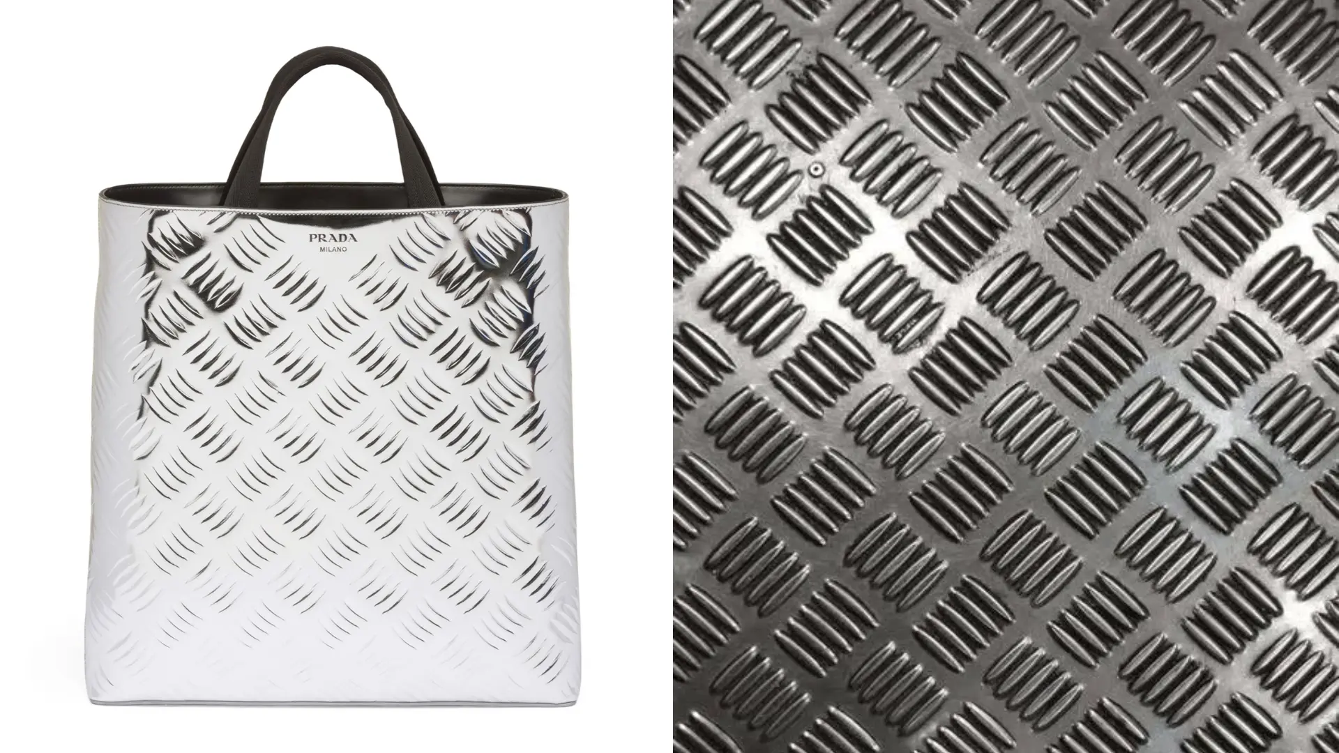 Prada Launches Metallic Tote Bag For Men Worth Rs 2.5 Lakhs Internet Calls It Train Toilet Floor